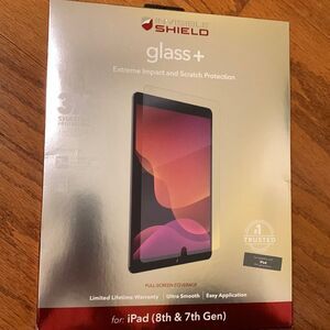 Zagg Invisible shield for iPad 7th & 8th generation/compatible with 9th
